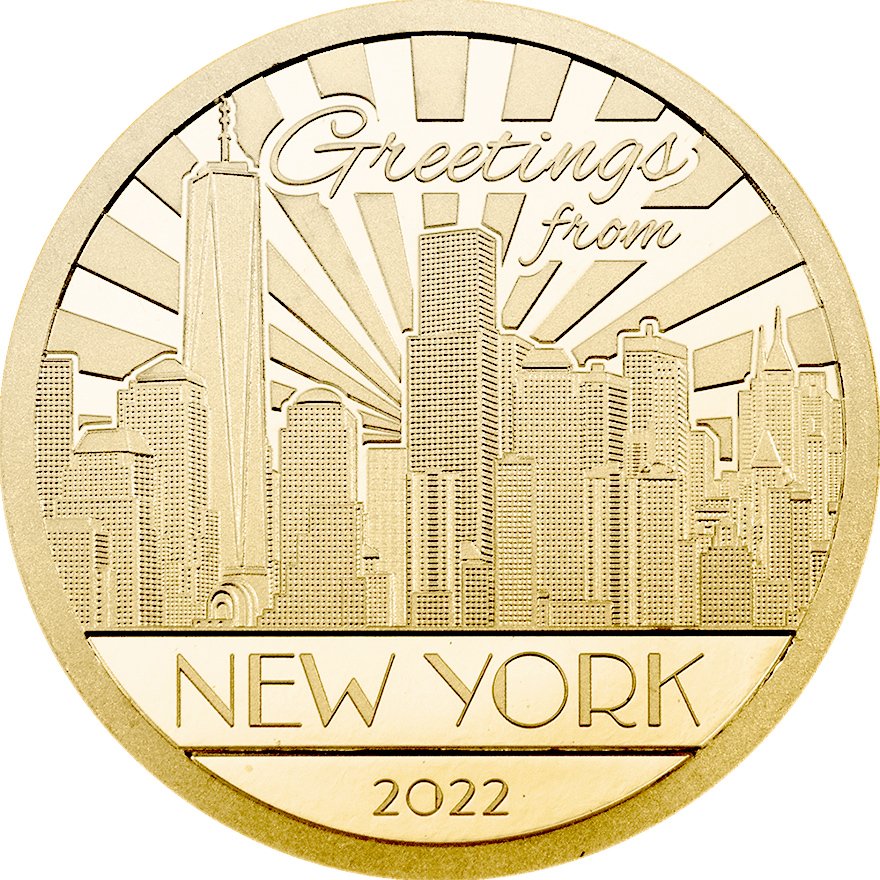 View 1: Gold Big City Lights - New York 0,5 g