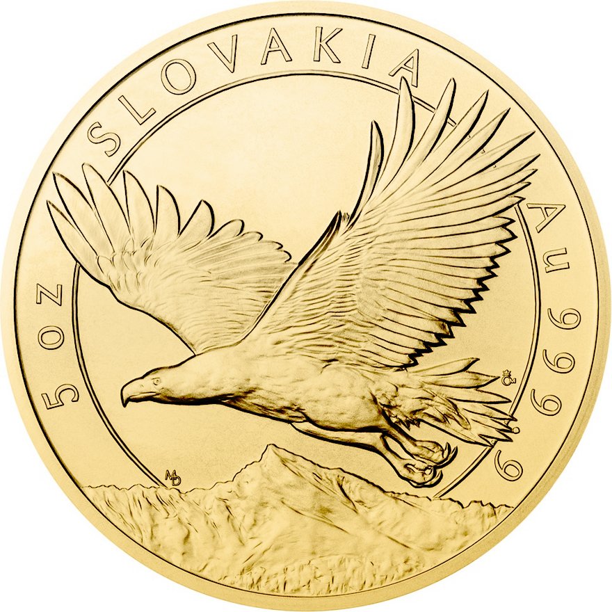 View 1: Gold Eagle 5 oz - Czech Mint 2023