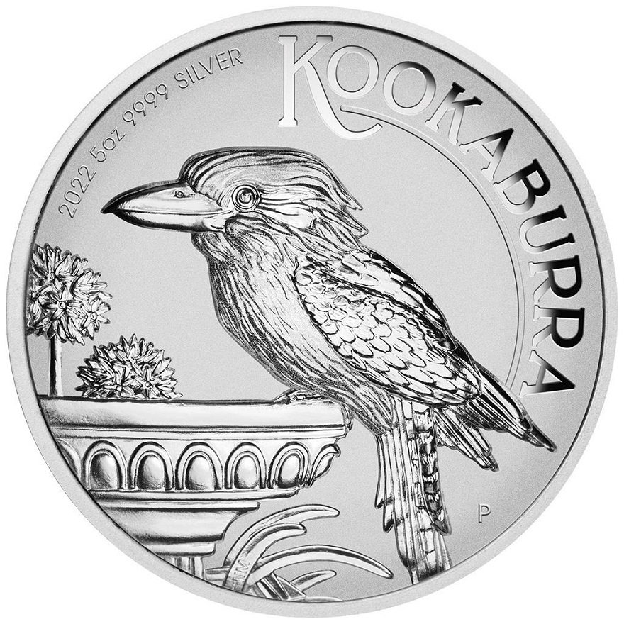 View 1: Silber Kookaburra 5 oz PP - Incused 2022