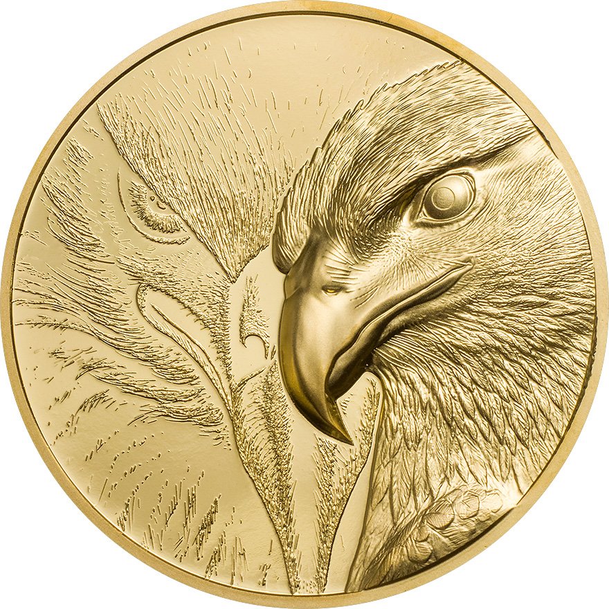 View 1: Gold Majestic Eagle 1 oz PP - High Relief 2020