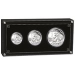 Silber Lunar III 3 Coin Set PP - Ochse 2021