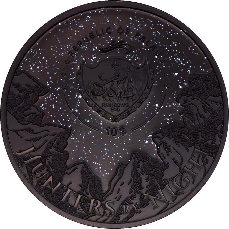 Back of the Silver Hunters by Night - Python 2 oz -2022