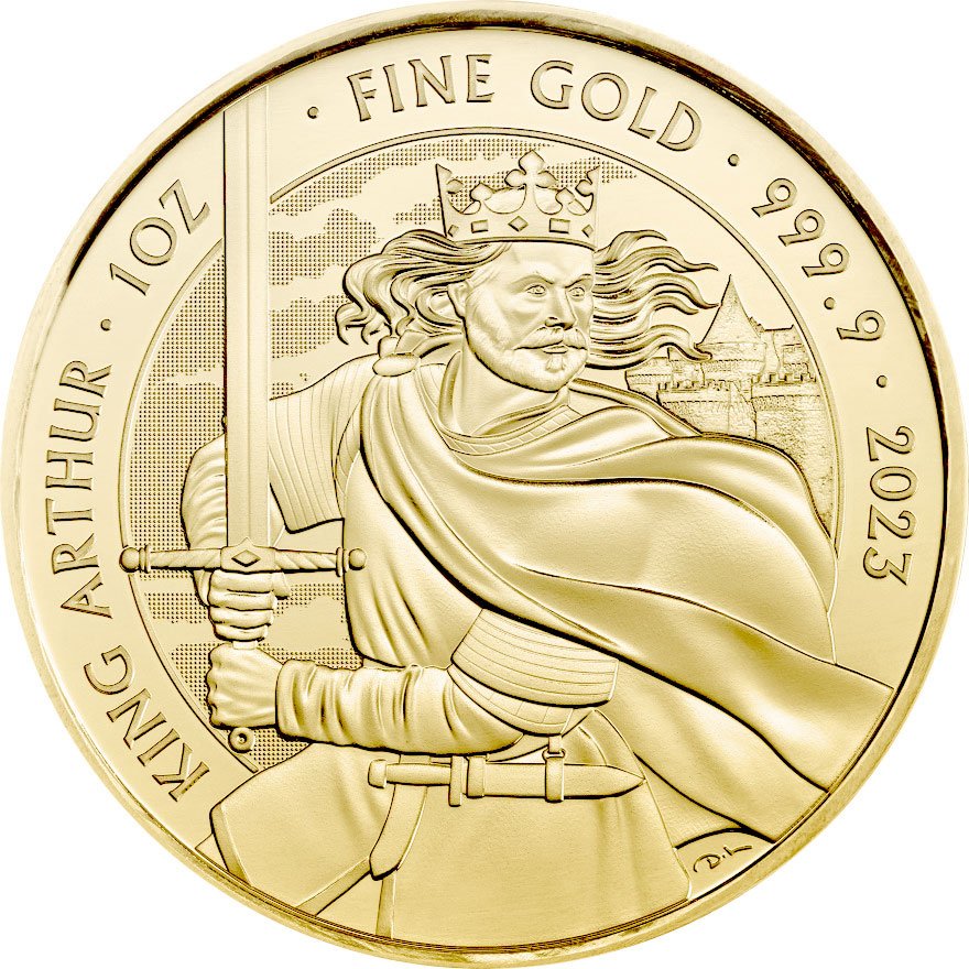View 1: Gold Myths and Legends 1 oz - King Arthur 2023