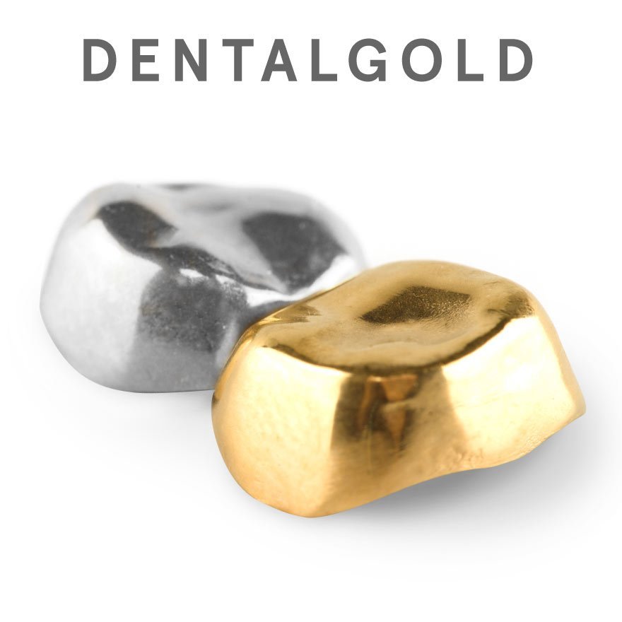 View 1: 1 g Dentalgold mit Zahn