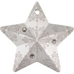 Silber Snowflake Star 1 oz - High Relief