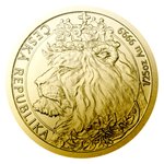 Gold Tschechischer Löwe 1/25 oz - 2021