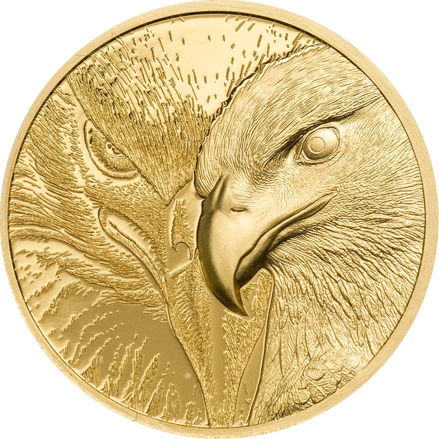 View 1: Gold Majestic Eagle 1/10 oz PP - High Relief 2020