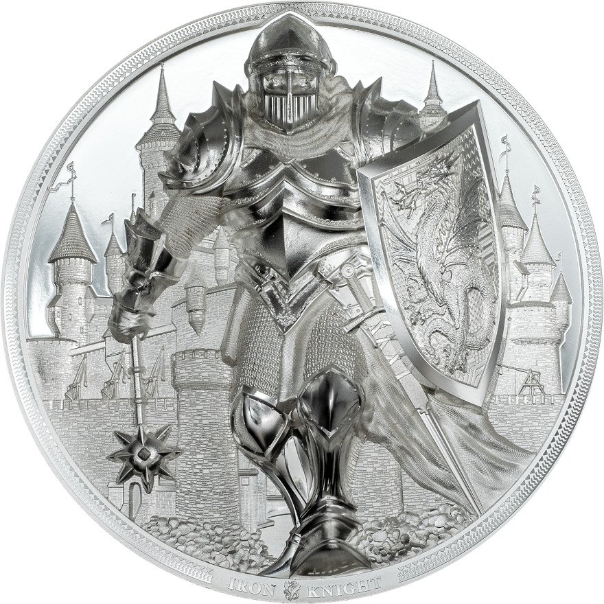 View 1: Silber Iron Knight 5 oz PP - smartminting® 4.0 - 2024