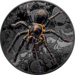 Silber Dark Nature - Tarantel 3 oz Black Proof UHR - 2023