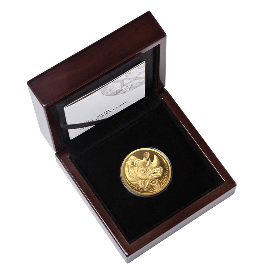 View 3: Gold Nashorn 1 oz PP - Big Five Serie II - 2022