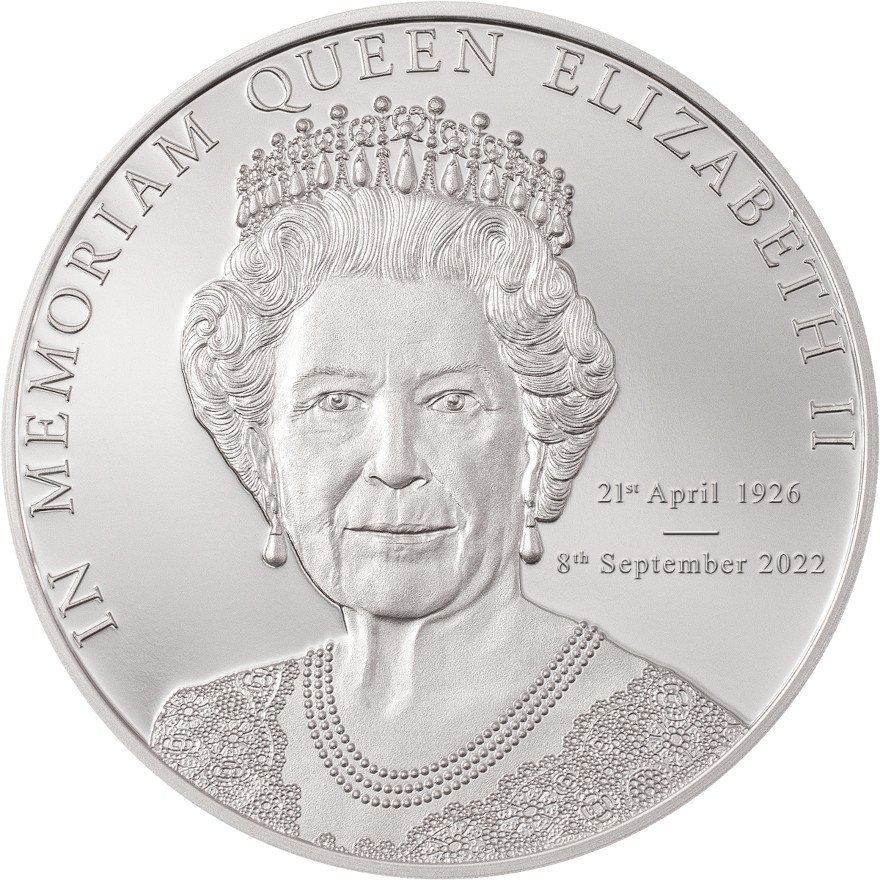 View 1: Silber Queen Elizabeth II - In Memoriam 1 oz PP - 2022