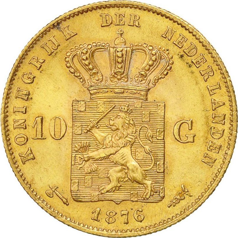 View 1: Gold 10 Gulden Niederlande - diverse Jahrgänge