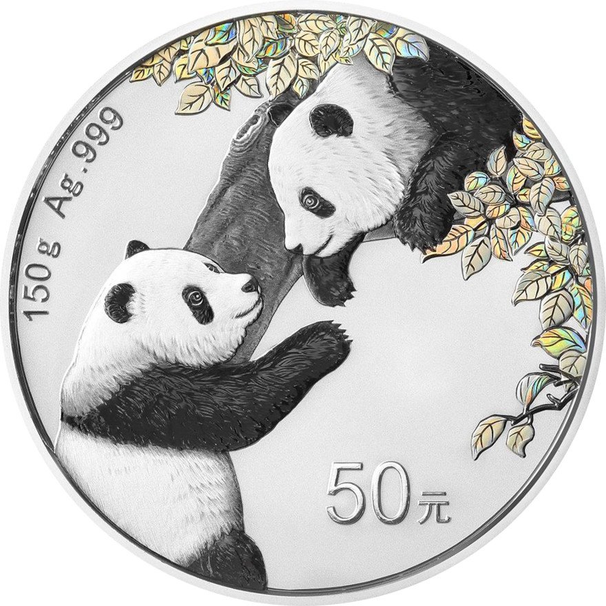View 1: Silber China Panda 150 g PP - Irisierende Färbung 2023