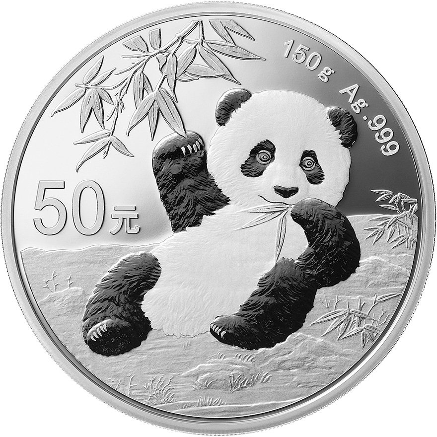 View 1: Silber China Panda 150 g PP - 2020