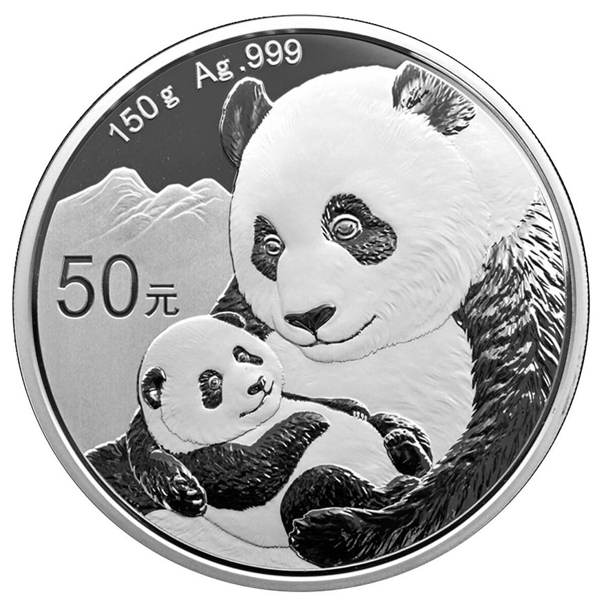 View 1: Silber China Panda 150 g PP - 2019