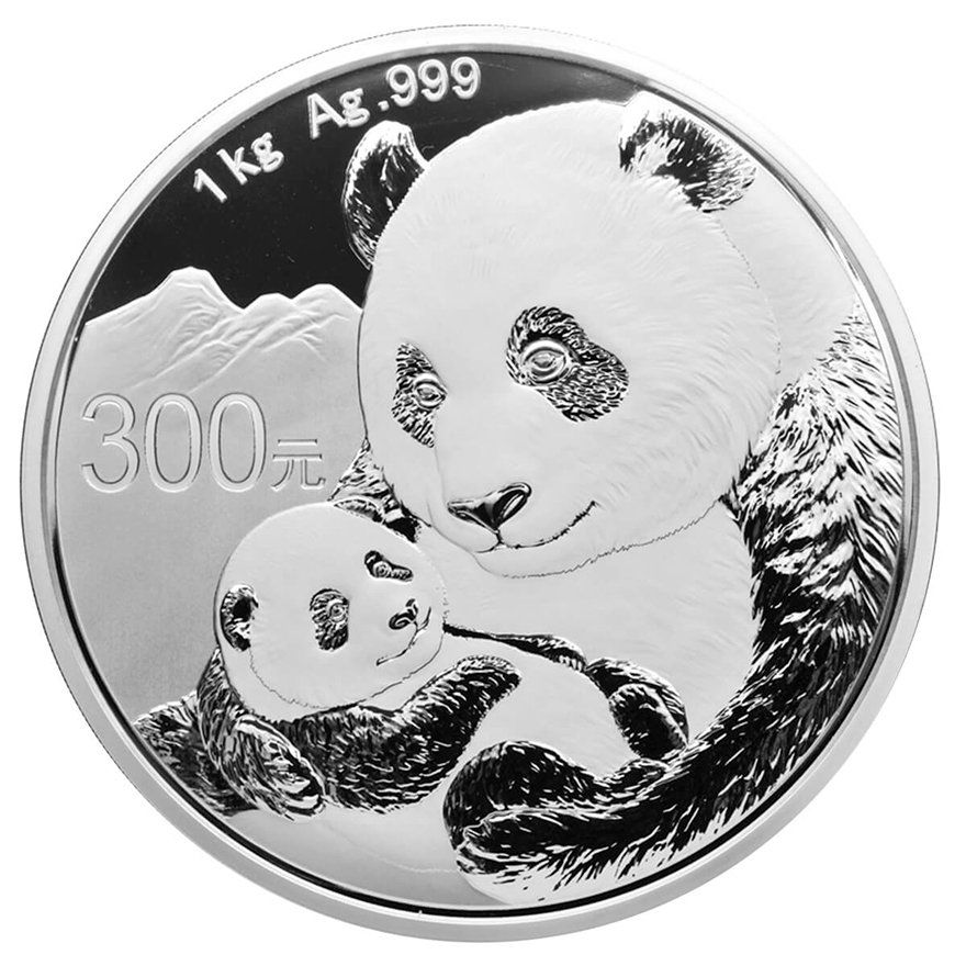 View 1: Silber China Panda 1000 g PP - 2019