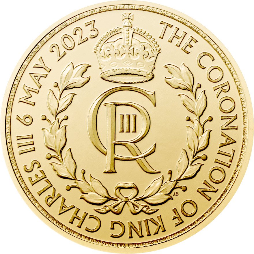 View 1: Gold King Charles III - Krönung 1/10 oz - The Royal Mint 2023