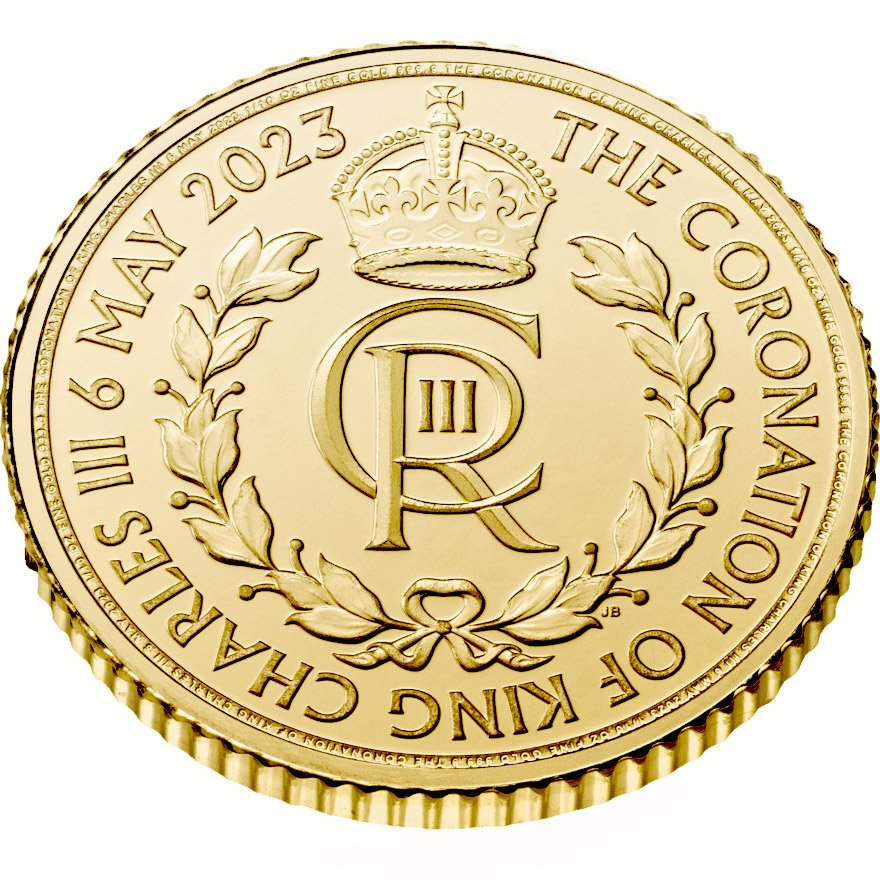 View 3: Gold King Charles III - Krönung 1/10 oz - The Royal Mint 2023