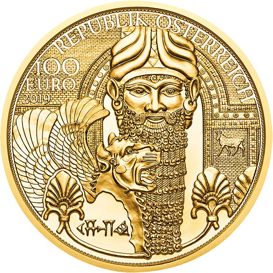 View 1: Gold "Das Gold Mesopotamiens" 100 EUR PP AUT - 2019