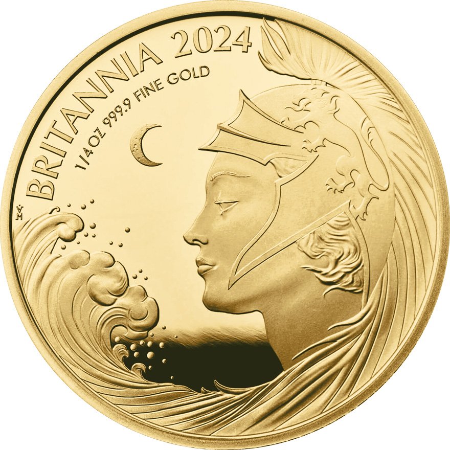View 3: Gold Britannia - 3 Coin Set PP - 2024