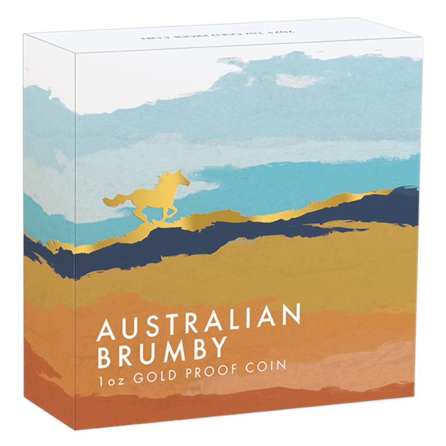 View 5: Gold Australian Brumby 1 oz PP - 2021 - 1. Ausgabe