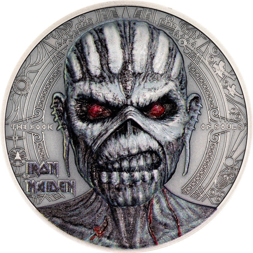 View 1: Silber Iron Maiden - The Book of Souls 2 oz - Antik Finish 2024