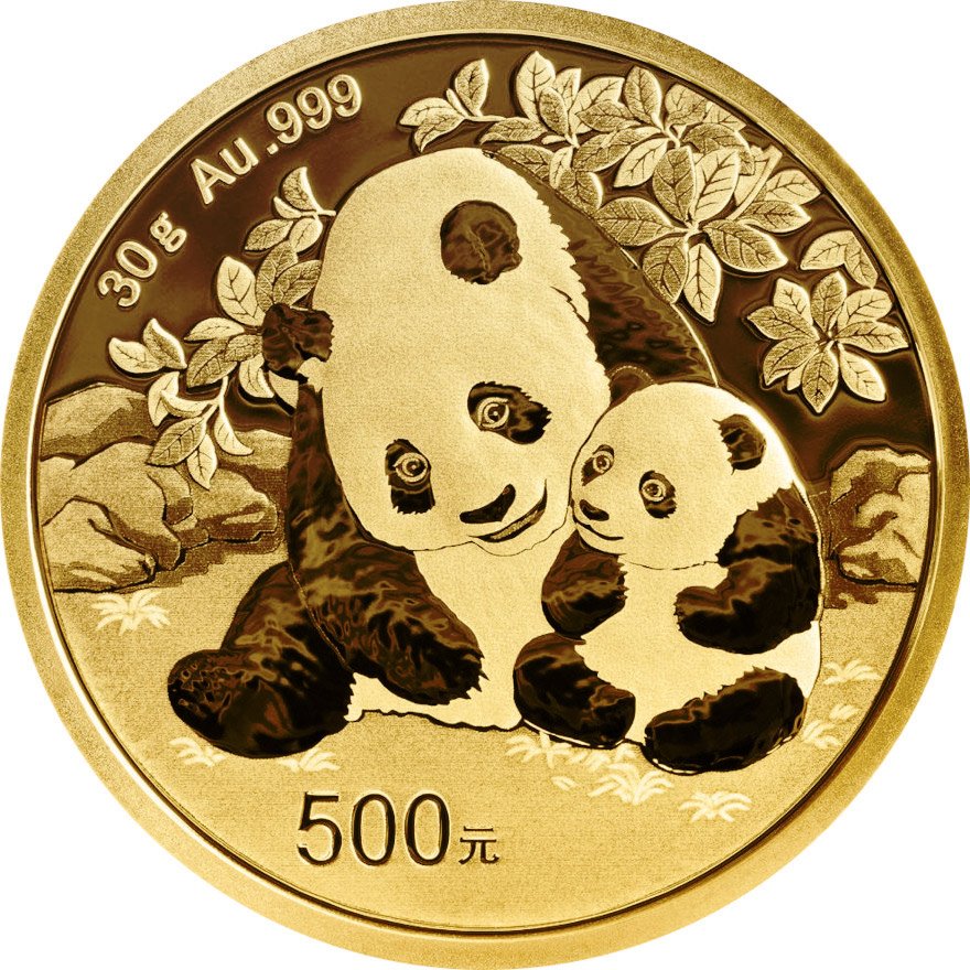 View 1: Gold China Panda 30 g - 2024