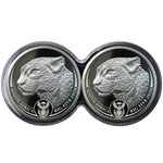 Silber Leopard Big Five Serie I - 2 x 1 oz PP-Set Doppelkapsel