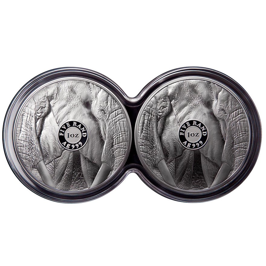 Back of the Silver Elephant Big Five PF Set Double Capsule
