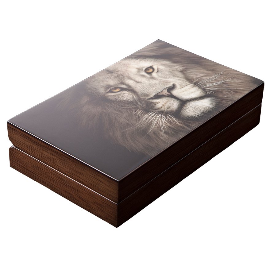 Original coin case of the Silver Lion Big Five Series I - 2 x 1 oz PF Set Double Capsule - 2019