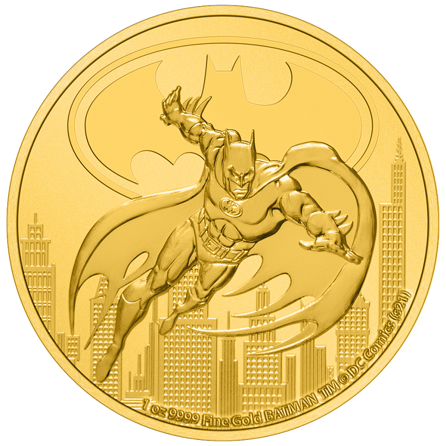 View 1: Gold DC Comics 1 oz - Batman