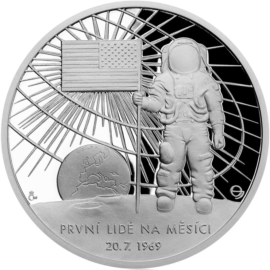 Front of the Silver 1 oz PF - Solar System