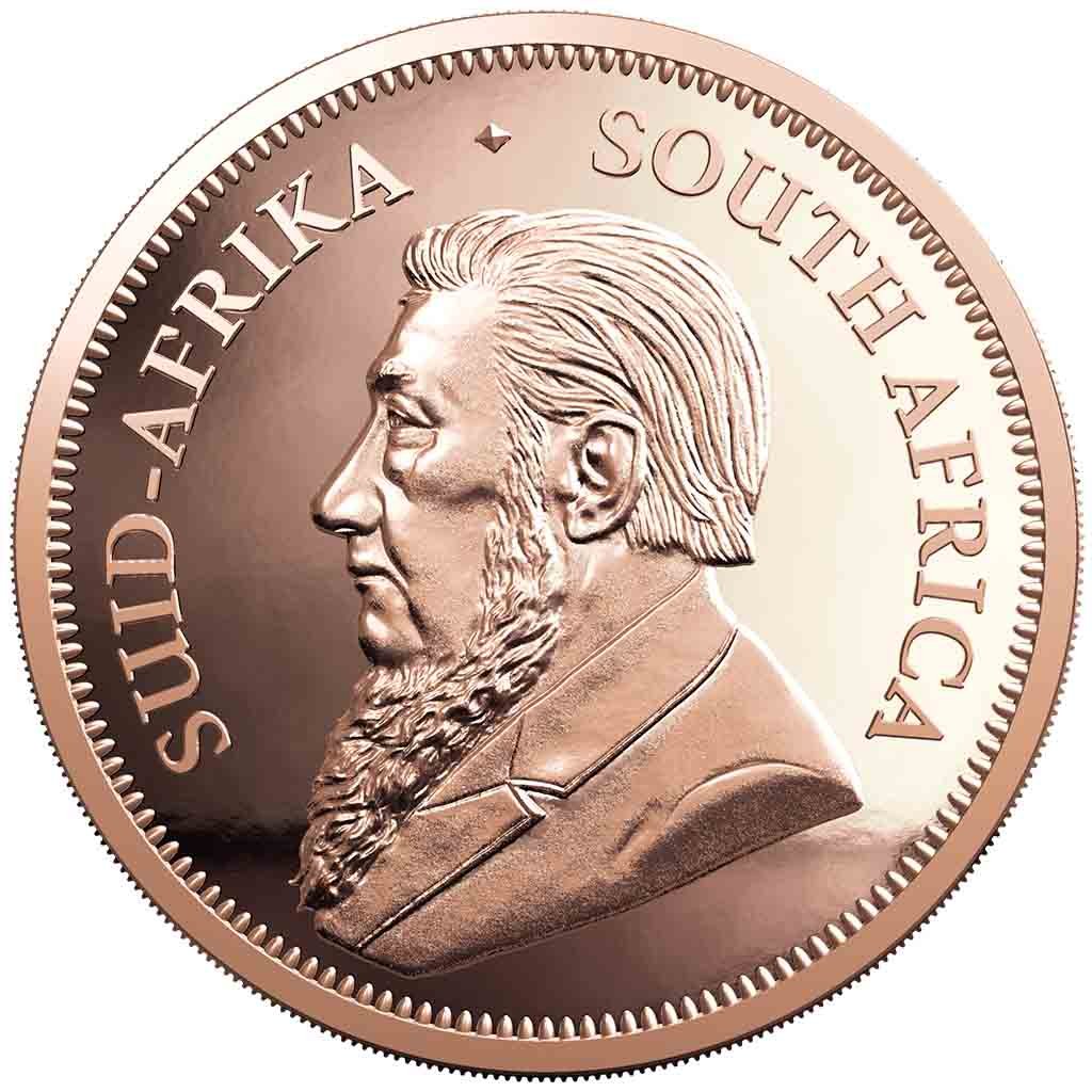 Back of the Gold Krugerrand 2 oz PF - 2019