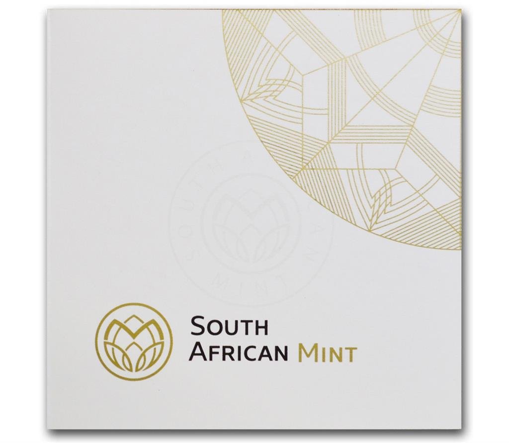 Original coin case of the Gold Krugerrand 2 oz PF - 2019