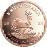 Front of the Gold Krugerrand 1 oz PF - 2023
