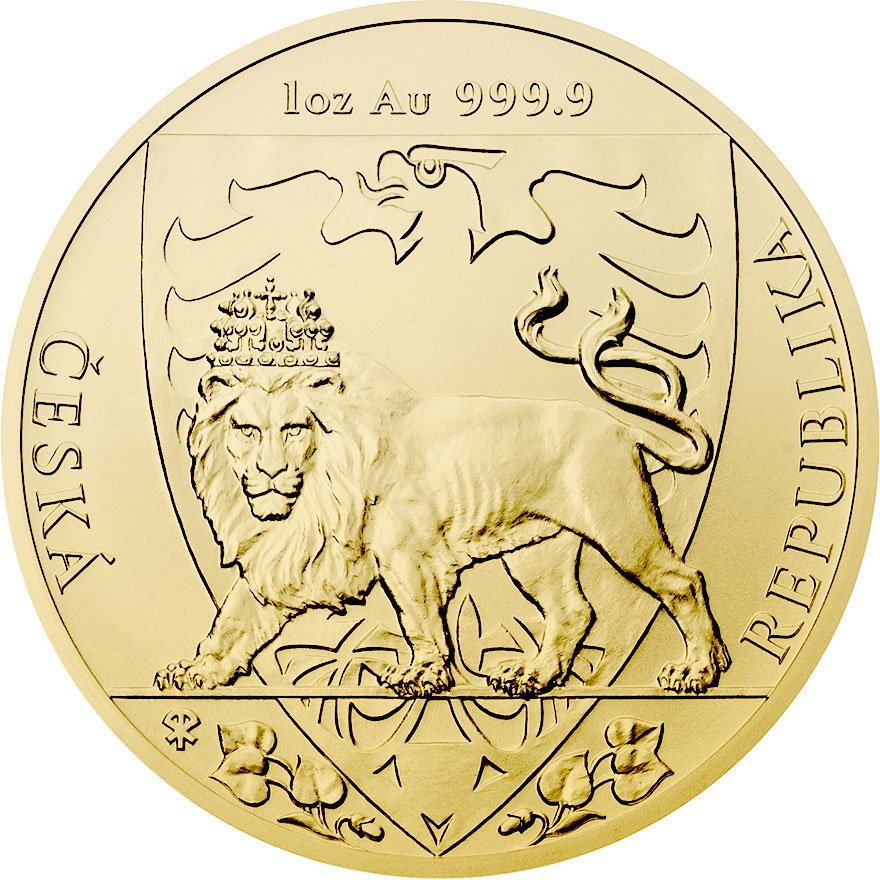 View 1: Gold Tschechischer Löwe 1 oz - 2020
