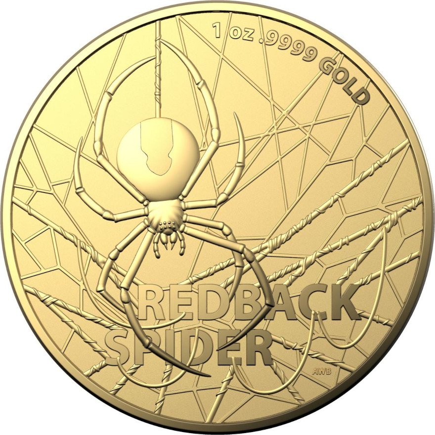 View 1: Gold Australia´s Most Dangerous 1 oz - Redback Spider 2020