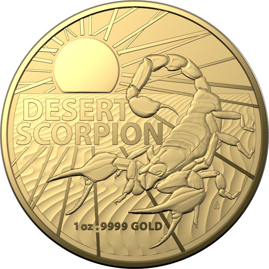 View 1: Gold Australia´s Most Dangerous 1 oz - Desert Scorpion 2022