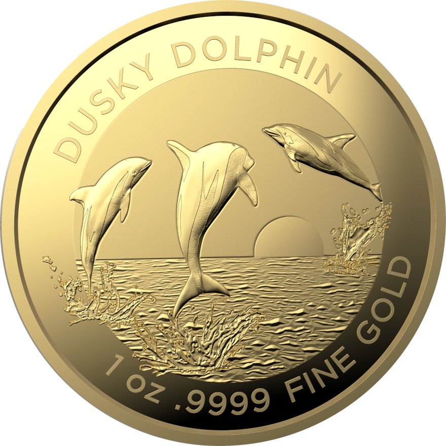 View 1: Gold Dusky Dolphin 1 oz - RAM 2022