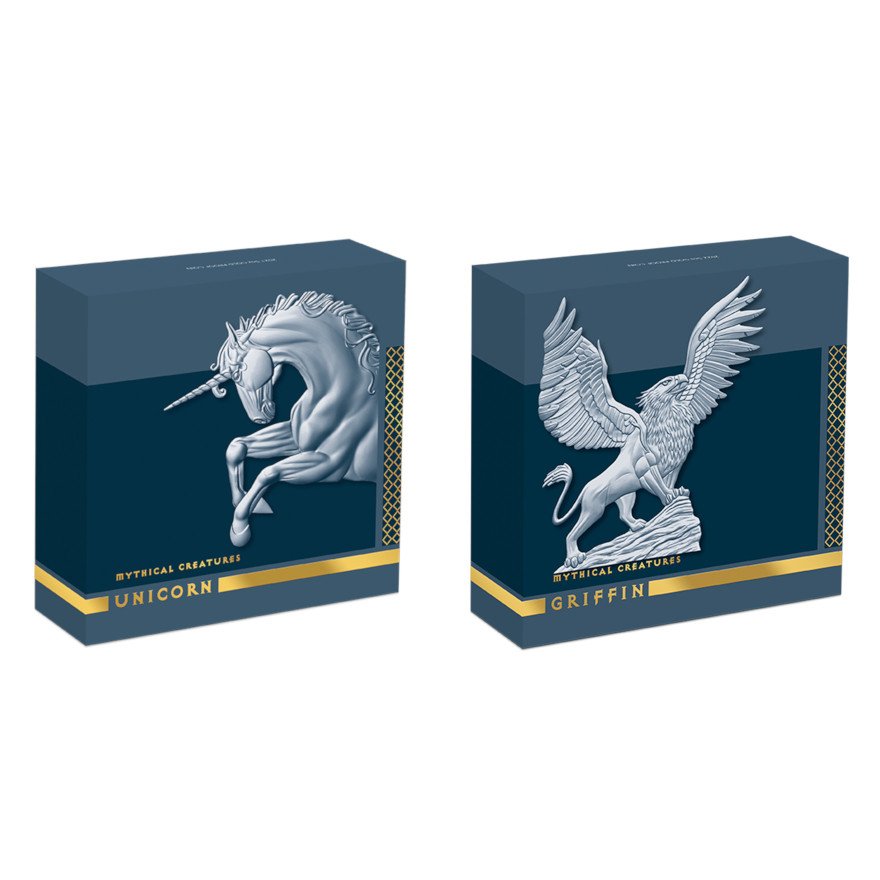 View 4: Gold Münzset - 2 x 5 oz PP - Mythical Creatures