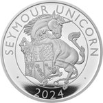 Silber Seymour Unicorn 1 oz PP - Royal Tudor Beasts 2024