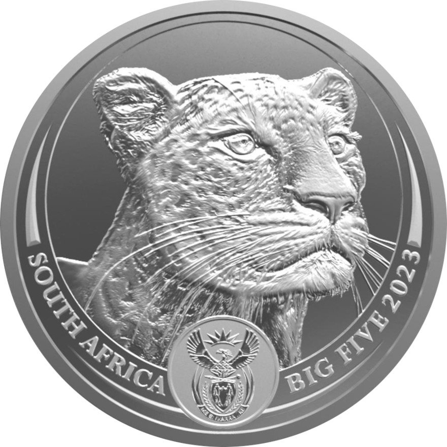 View 1: Silber Leopard 1 oz - Big Five Serie II - 2023