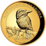 Gold Kookaburra 5 oz PP - High Relief 2021