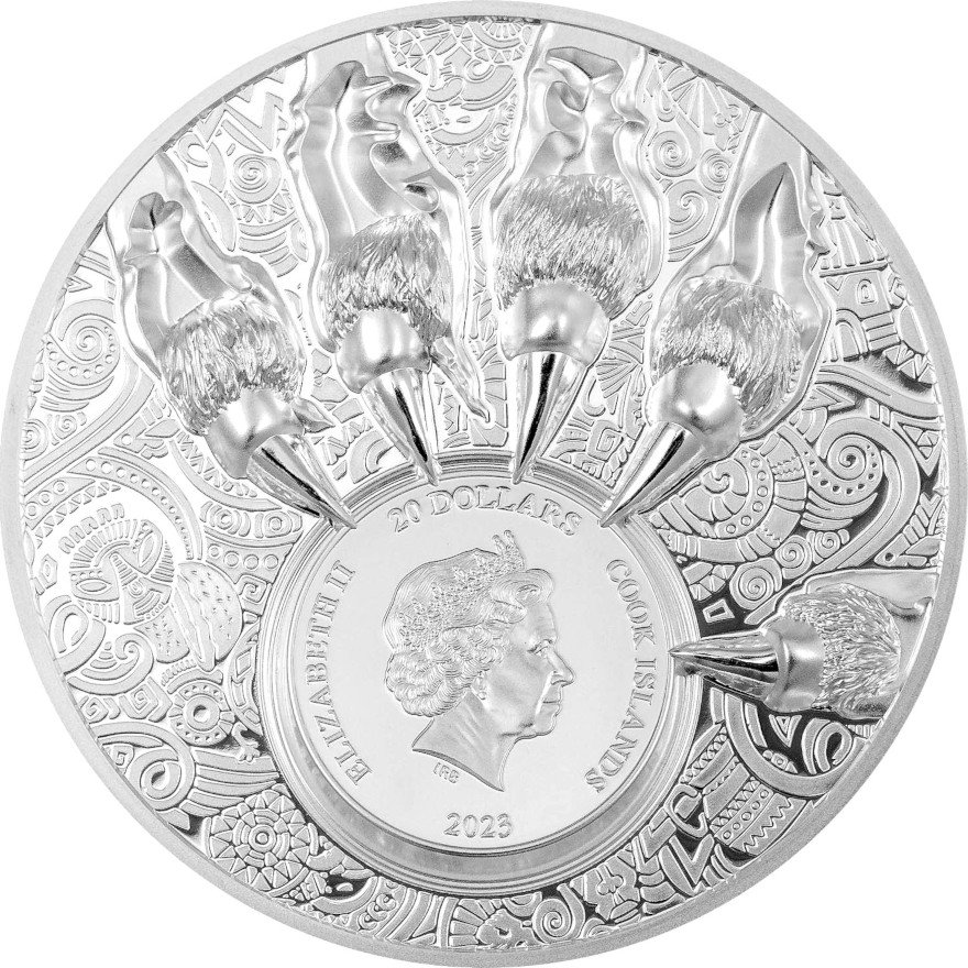 View 2: Silber King of the South - Lion 3 oz PP - Ultra High Relief 2023