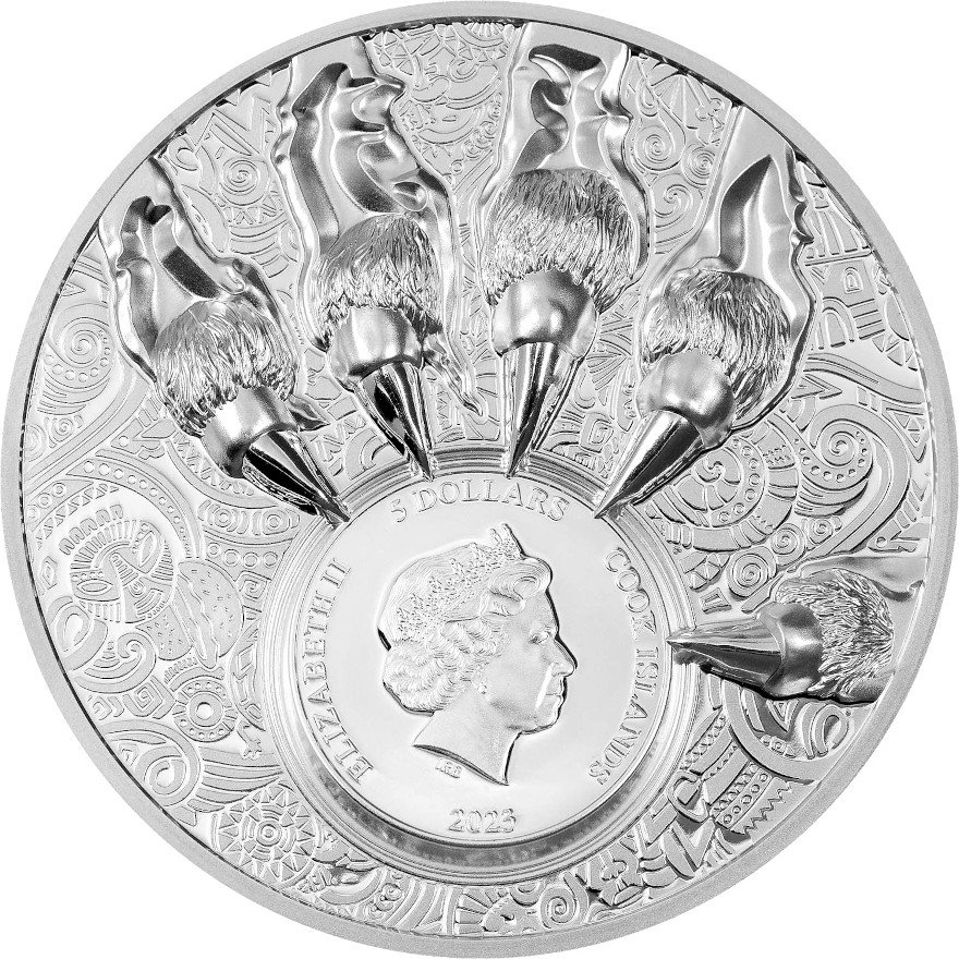 Back of the Silver King of the North & South PF - Ultra High Relief
