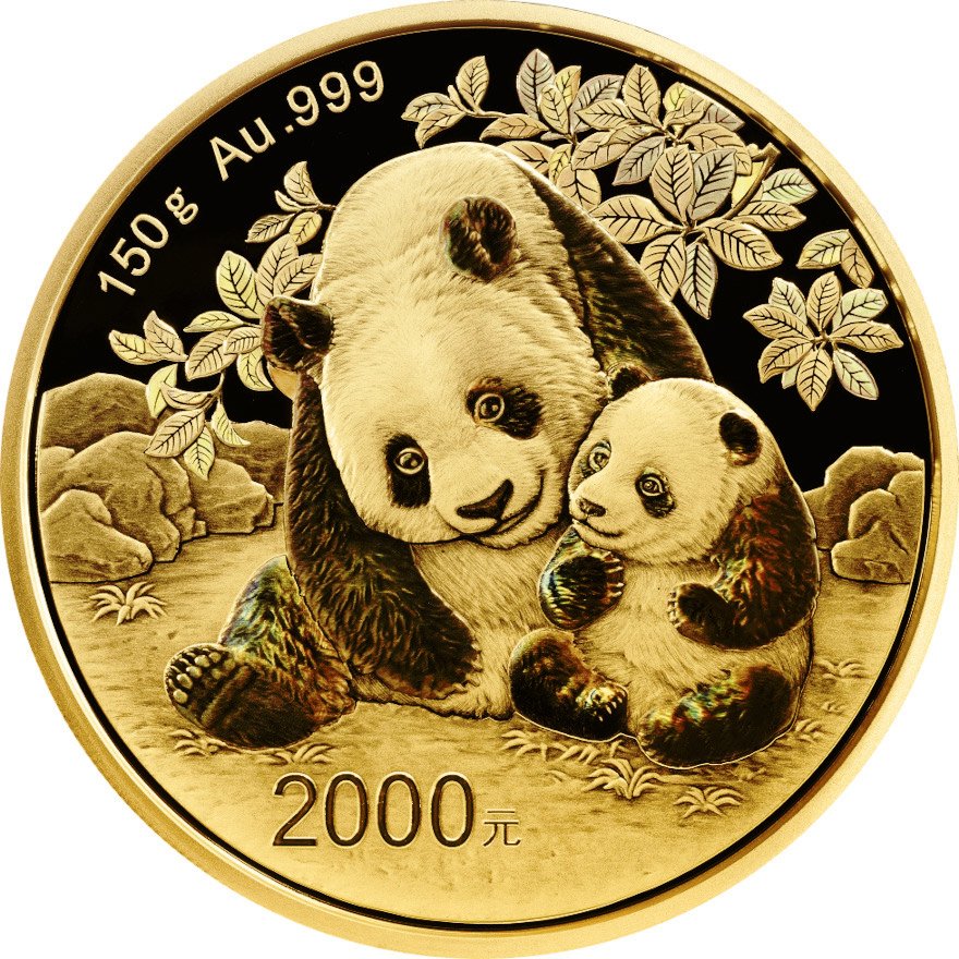 View 1: Gold China Panda 150 g PP - 2024