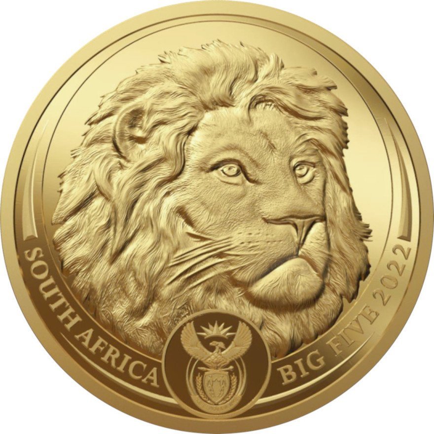 View 1: Gold Löwe 1 oz PP - Big Five Serie II - 2022
