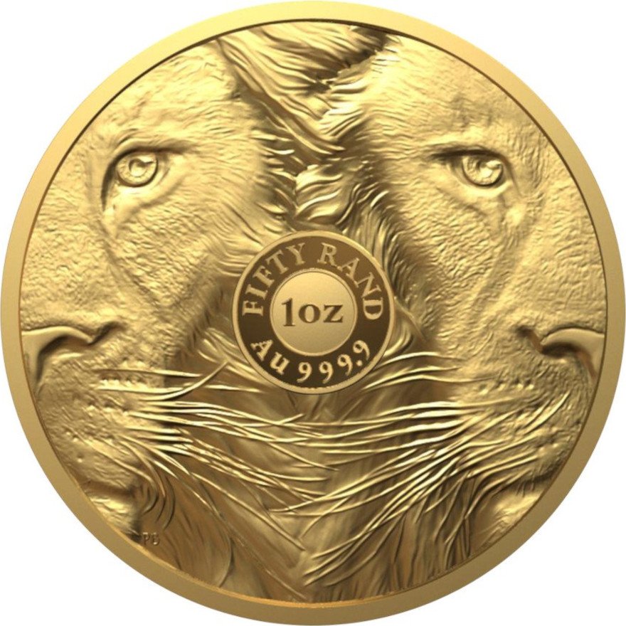 View 2: Gold Löwe 1 oz PP - Big Five Serie II - 2022