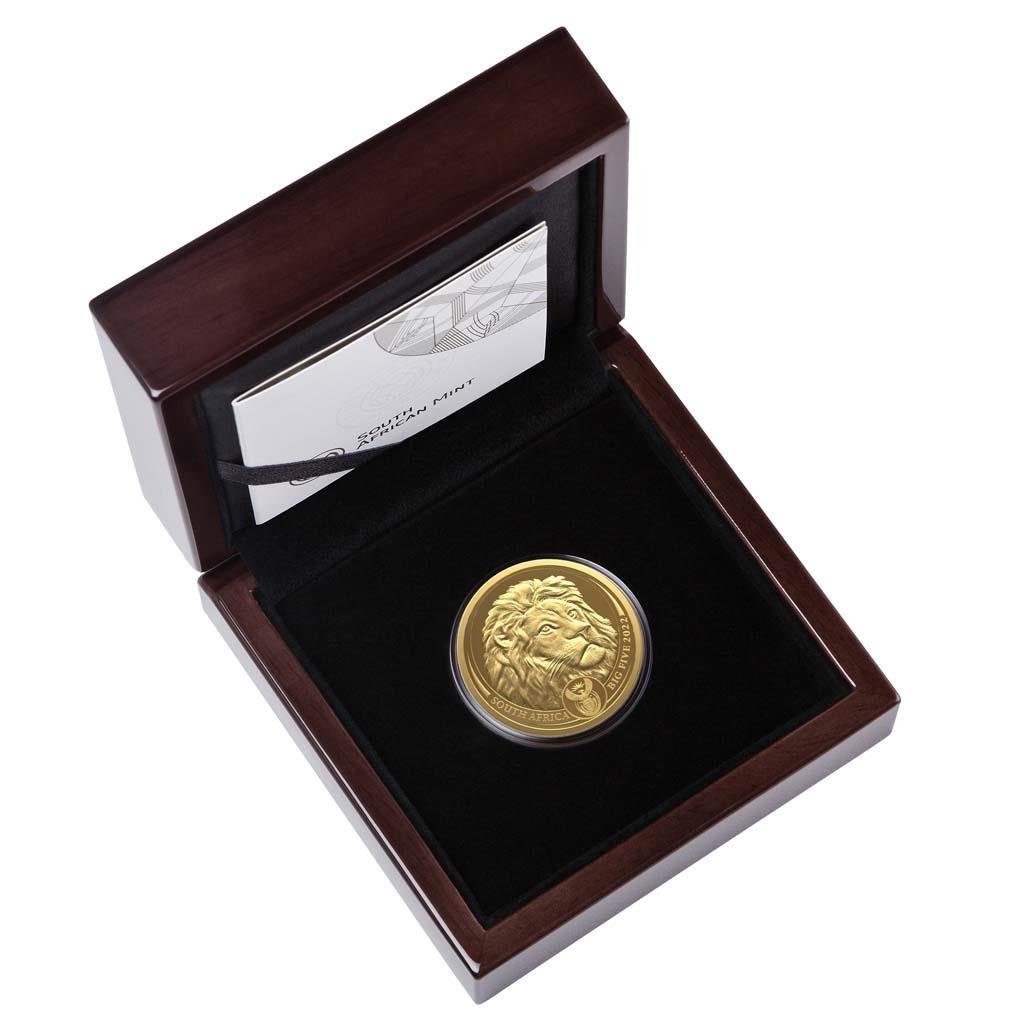 View 3: Gold Löwe 1 oz PP - Big Five Serie II - 2022