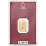 Goldbarren 2 g - Münze Österreich